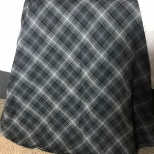 Long plaid skirt